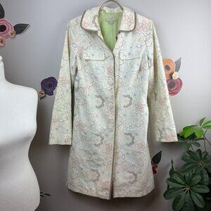 Janeville Floral Trench Coat - Size - XS